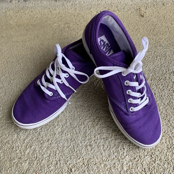 vans purple womens shoes